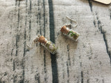 Rose Quartz Specimen Earrings