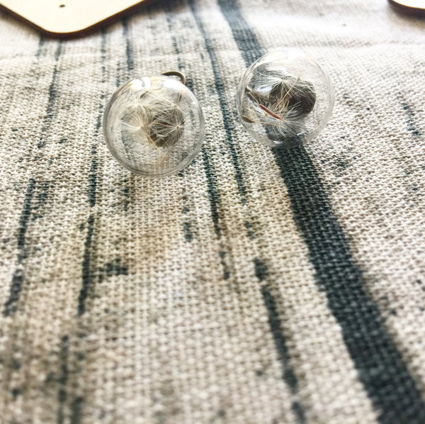Dandelion Earring Studs