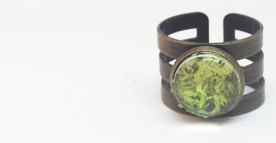 Bronze Moss Ring
