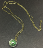 Moss Globe Necklace